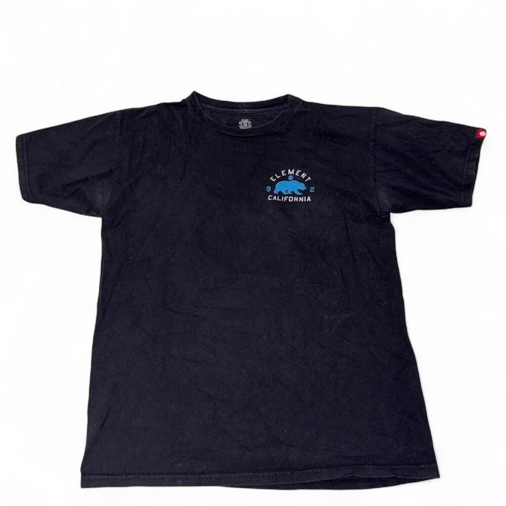 Element Men's Black and Navy T-shirt